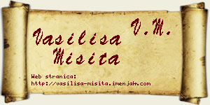 Vasilisa Misita vizit kartica
